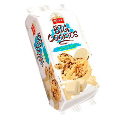 Big cookie chocolate blanco Asinez