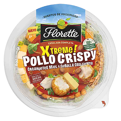 Barqueta pollo crispy Florette